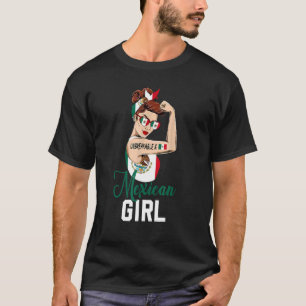 Mexicaans Meisje Onbreekbaar Rosie de Riveter Vrou T-shirt