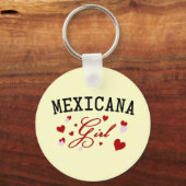 Mexicaans meisje sleutelhanger (Voorkant)