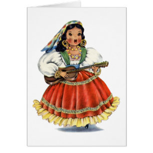  Mexicaans meisje Traditionele dress