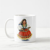  Mexicaans meisje Traditionele dress Koffiemok (Links)