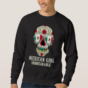 Mexicaans meisje zonder breekbaar erfgoed Mexico m Trui