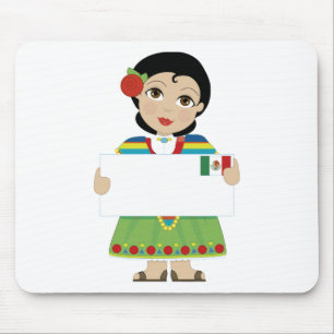 Mexicaans meisjesbord muismat