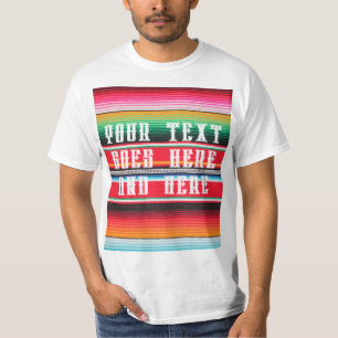 Mexicaans Mexico Poncho deken achtergrond T-shirt