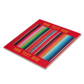 Mexicaans mexico poncho deken achtergrond tegel tegeltje (Zijkant)