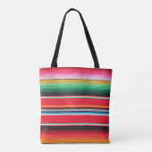 Mexicaans Mexico Poncho deken achtergrond Tote Bag (Achterkant)