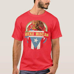 Mexicaans Mexico Puerto Rico Vlag Mexicaans Mexico T-shirt