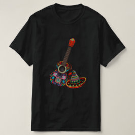 Mexicaans muziek heren T-shirt