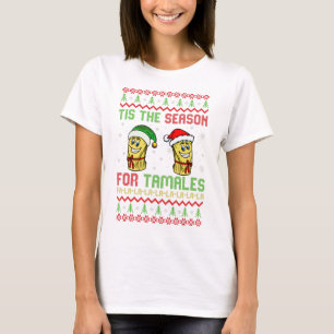 Mexicaans Oegly Kerstmis Het seizoen voor tamales T-shirt