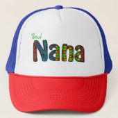 Mexicaans ontwerp Nana 2A  Trucker Hoed Pet (Voorkant)