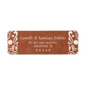 Mexicaans Papel Picado-adres Etiket (Voorkant)