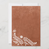 Mexicaans Papel Picado Afstuderen Kaart (Achterkant)