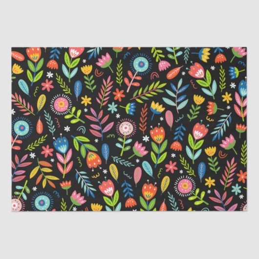 Mexicaans papier voor Floral (Voorkant)