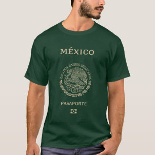 Mexicaans paspoort t-shirt