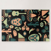 Mexicaans patroon legpuzzel (Horizontaal)