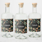 Mexicaans patroon likeurfles etiket (Flessen)