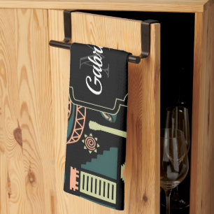 Mexicaans patroon theedoek