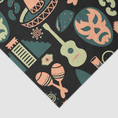 Mexicaans patroon tissuepapier (Detail)