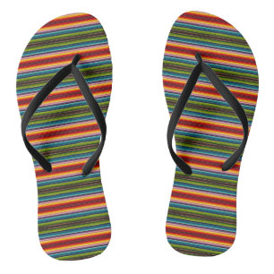 Mexicaans patroon van de verbinding Psychedelic Teenslippers