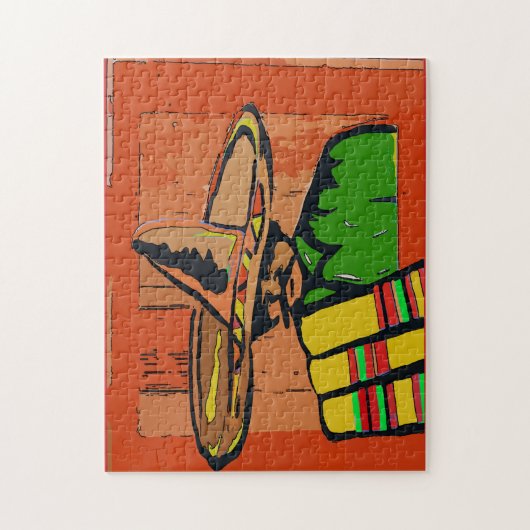Mexicaans Pet Art Legpuzzel (Verticaal)