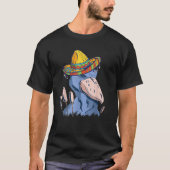 Mexicaans Pet Shoebill Sombrero African Bird Afric T-shirt (Voorkant)