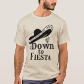 Mexicaans Pet tot fiesta bruid bachelorette T-shirt (Voorkant)