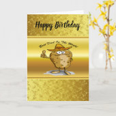 Mexicaans petten aardappelpersonage kaart (Gele Bloem)