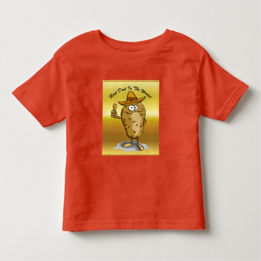 Mexicaans petten aardappelpersonage kinder shirts (Voorkant)