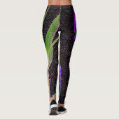 Mexicaans Petunia Paars Leggings (Achterkant)