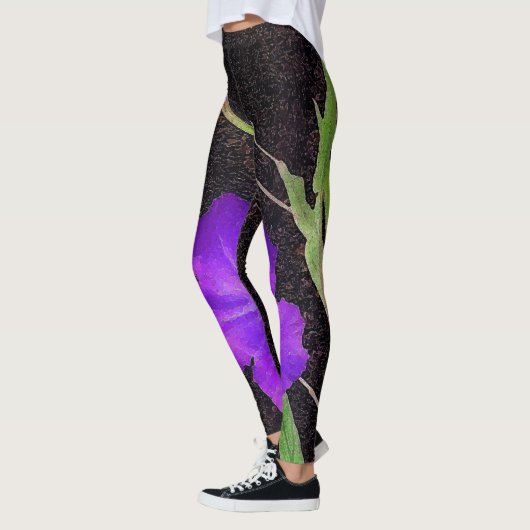 Mexicaans Petunia Paars Leggings (Links)