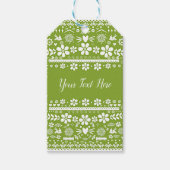 Mexicaans Picado Limoen Avocado Green Wedding Marr Cadeaulabel (Voorkant)