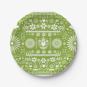 Mexicaans Picado Limoen Avocado Green Wedding Marr Papieren Bordje