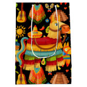 Mexicaans Pinata Medium Cadeauzakje (Achterkant)