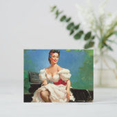 Mexicaans pop-upmeisje briefkaart (Staand voorkant)