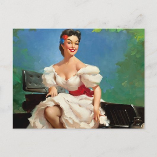 Mexicaans pop-upmeisje briefkaart (Voorkant)