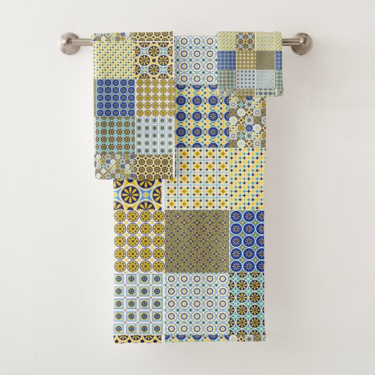 Mexicaans Portugees Talavera Azulejo Bad Handdoek (Insitu)