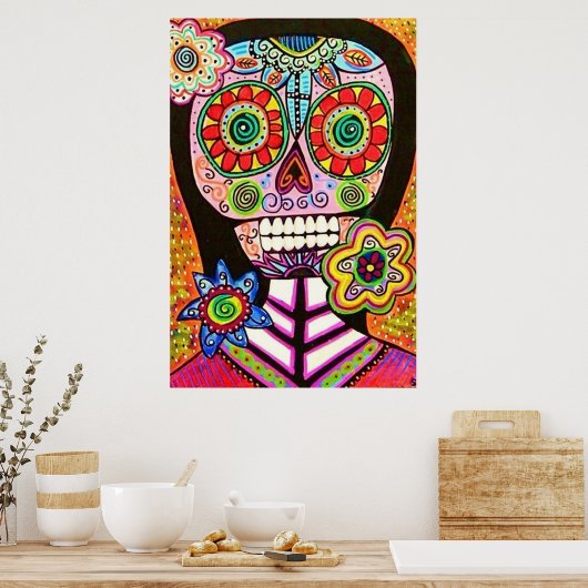 Mexicaans Poster van roze suikerriet (Keuken)