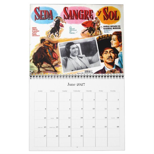 Mexicaans Poster Wall Agenda Kalender (Jun 2027)
