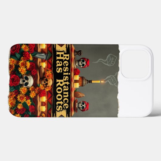 Mexicaans protest tegen suikerschedel | verzetskun Case-Mate iPhone case (Achterkant (horizontaal))