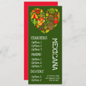Mexicaans restaurant eten diner menu (Voorkant / Achterkant)