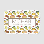 Mexicaans restaurant Taco Enchilada Pepper Naamplaatje (Voorkant)