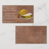 Mexicaans restaurant visitekaartje (Voorkant / Achterkant)