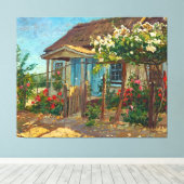  Mexicaans Roos Canvas Afdruk (Insitu (Houten vloer))