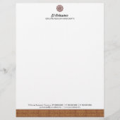 Mexicaans Roos Letterhead Gepersonaliseerd Briefhoofd (Voorkant)