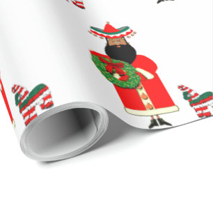 Mexicaans Santa Cadeaupapier