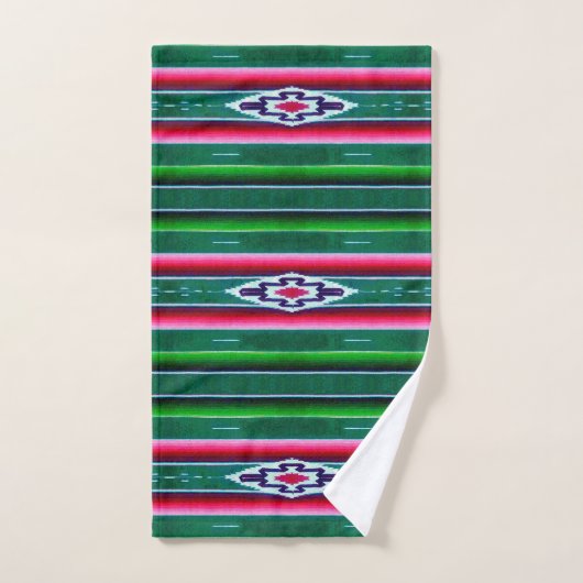 Mexicaans Sarape Pattern Bad Handdoek (Handdoek)
