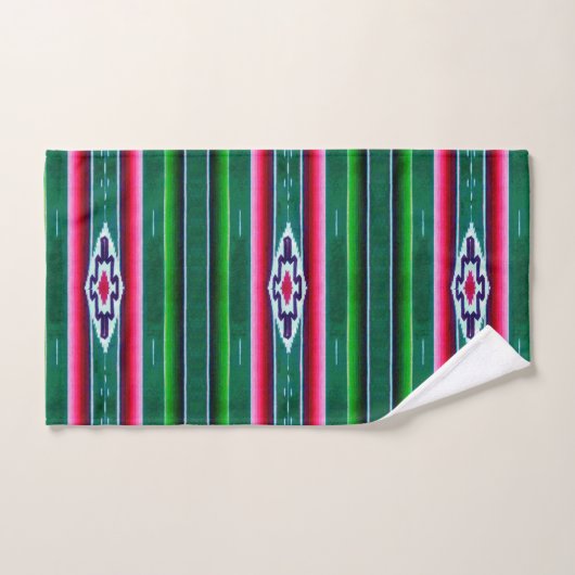 Mexicaans Sarape Pattern Bad Handdoek (Handdoek)