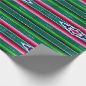Mexicaans Sarape Pattern Cadeaupapier (Hoek)
