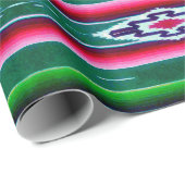 Mexicaans Sarape Pattern Cadeaupapier (Rol Hoek)