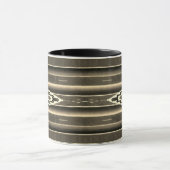 Mexicaans Sarape Pattern in Sepia Mok (Midden)