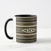 Mexicaans Sarape Pattern in Sepia Mok (Links)